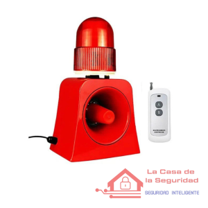 Alarma comunitaria con reproducción audio MP3 personalizado